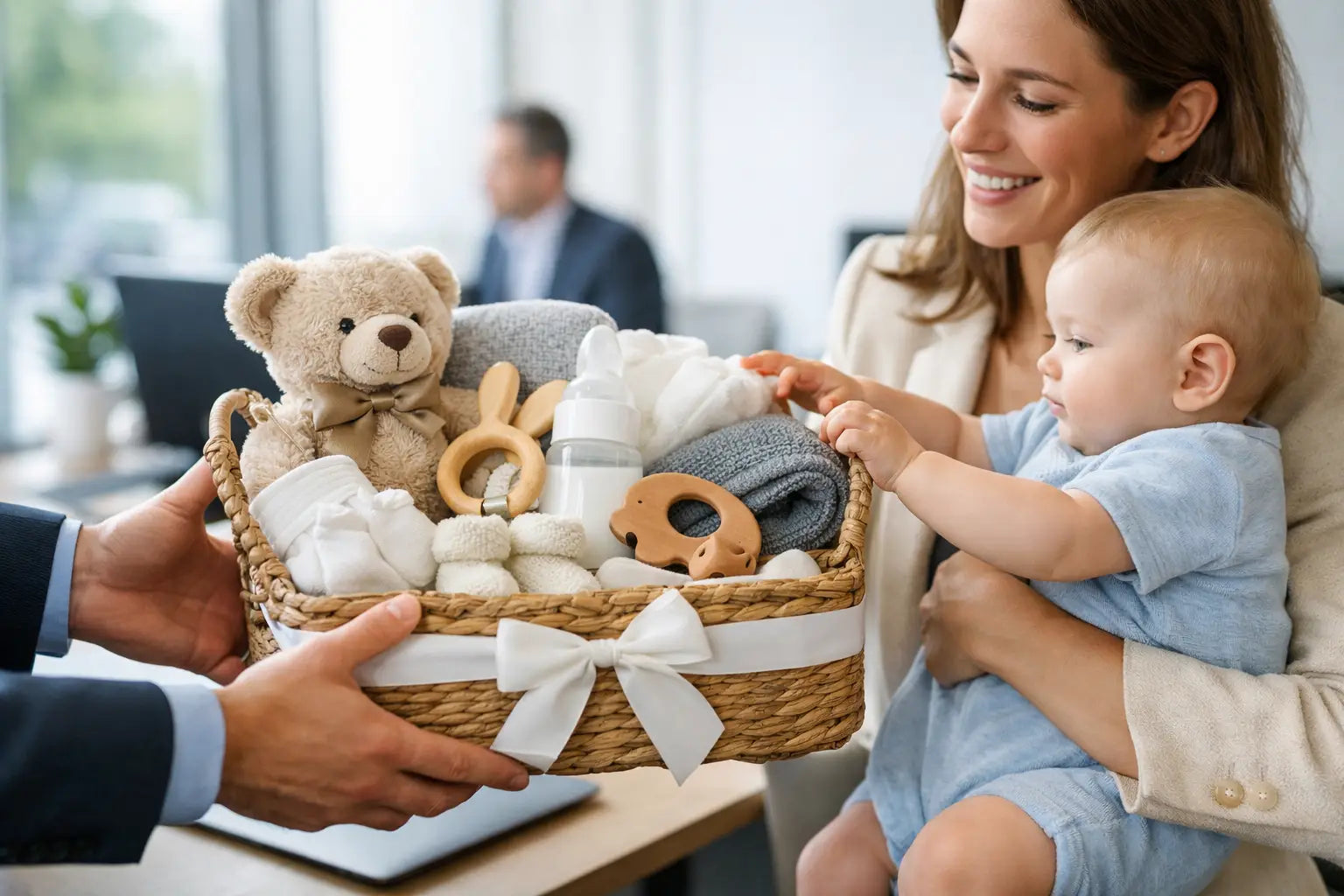 12 ejemplos de regalos corporativos bebé