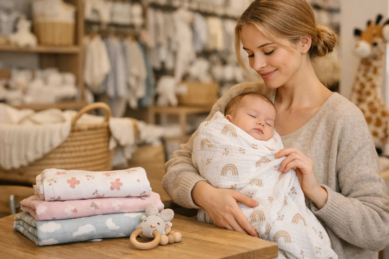 Muselina personalizada para bebé: cómo elegirla