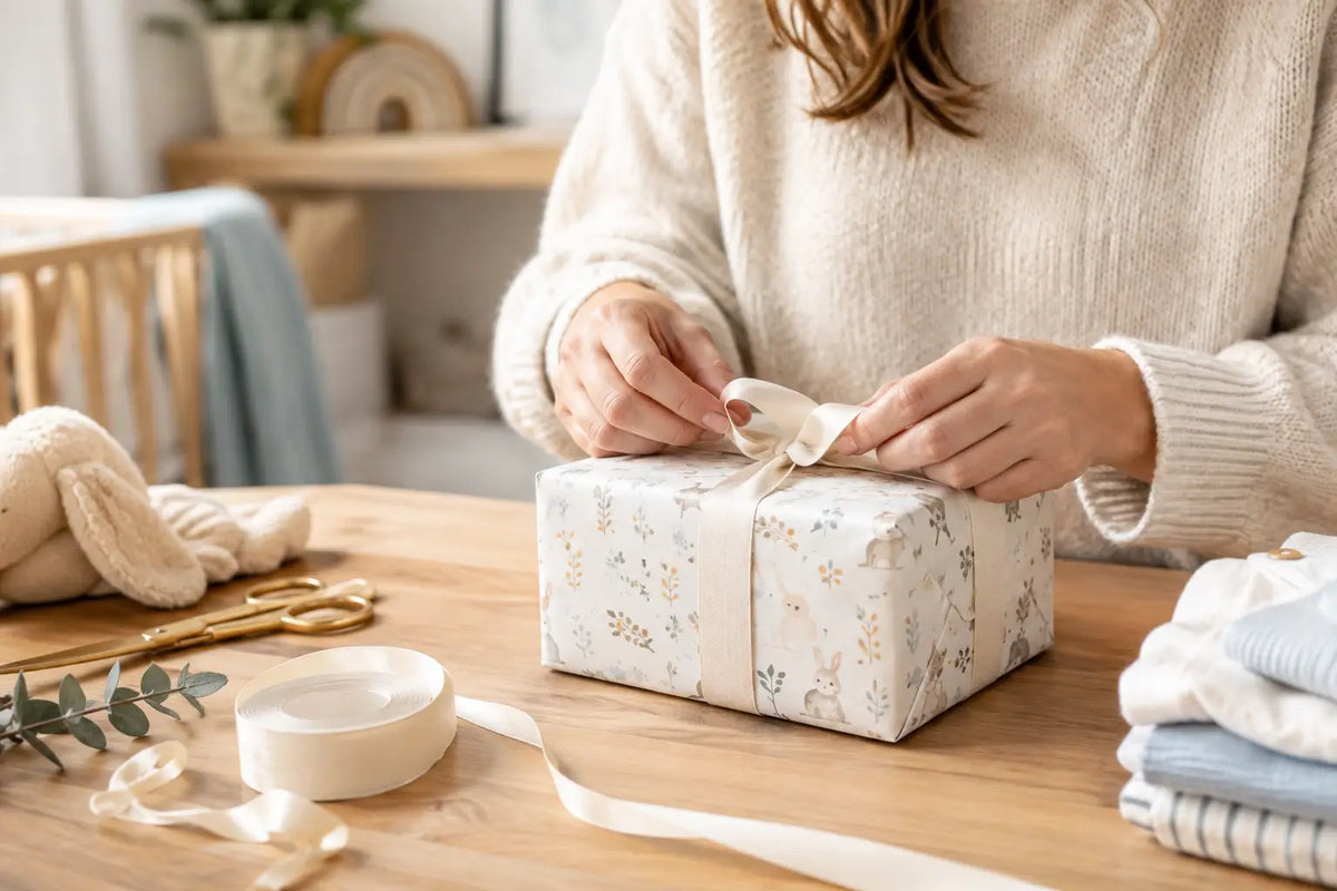 Cómo envolver un regalo de nacimiento con cariño