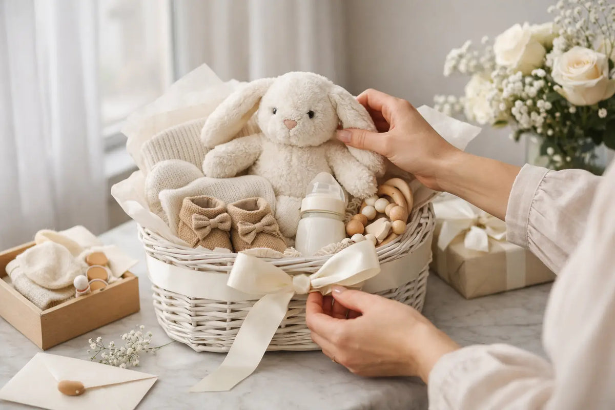 Cómo enviar un regalo de nacimiento elegante