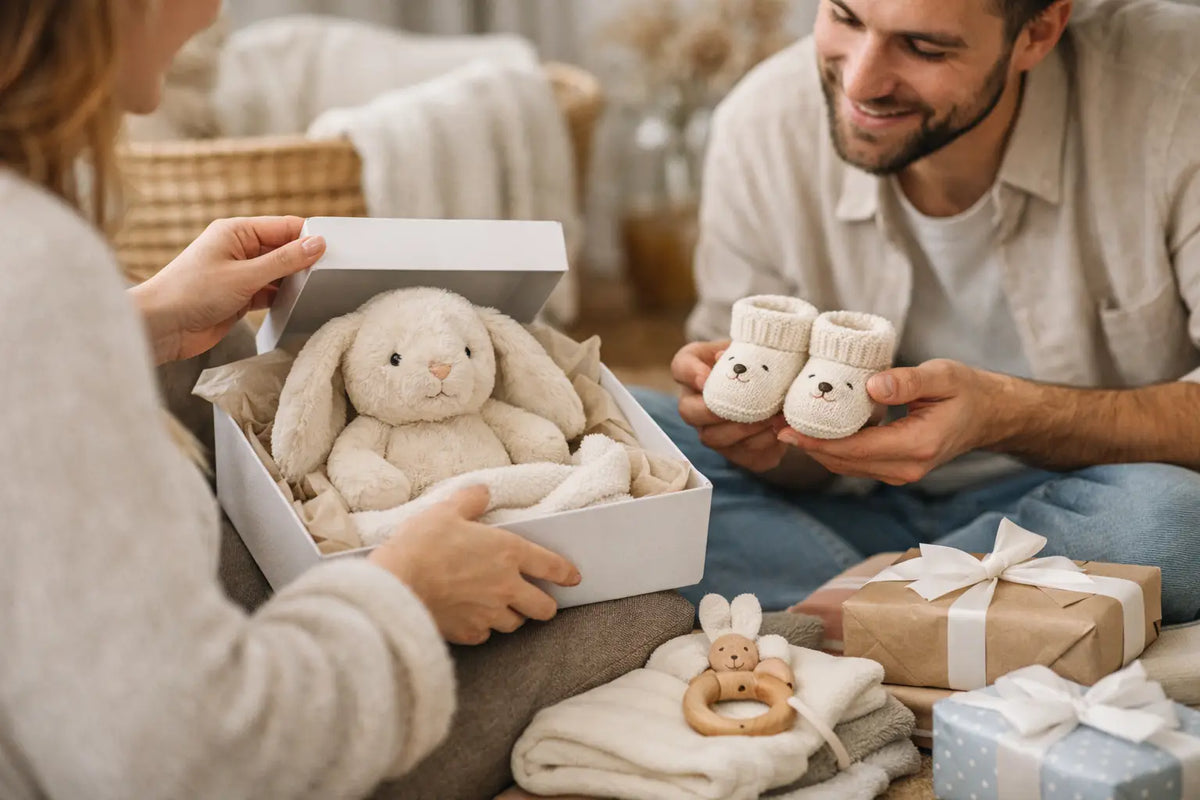 Presentación de regalos bebé que emociona