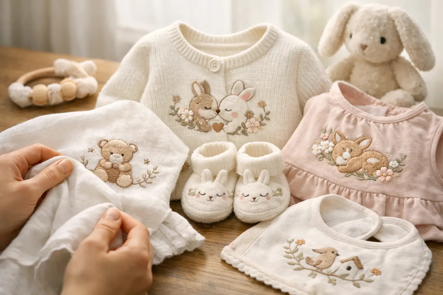 Top detalles bordados para bebé que sí emocionan
