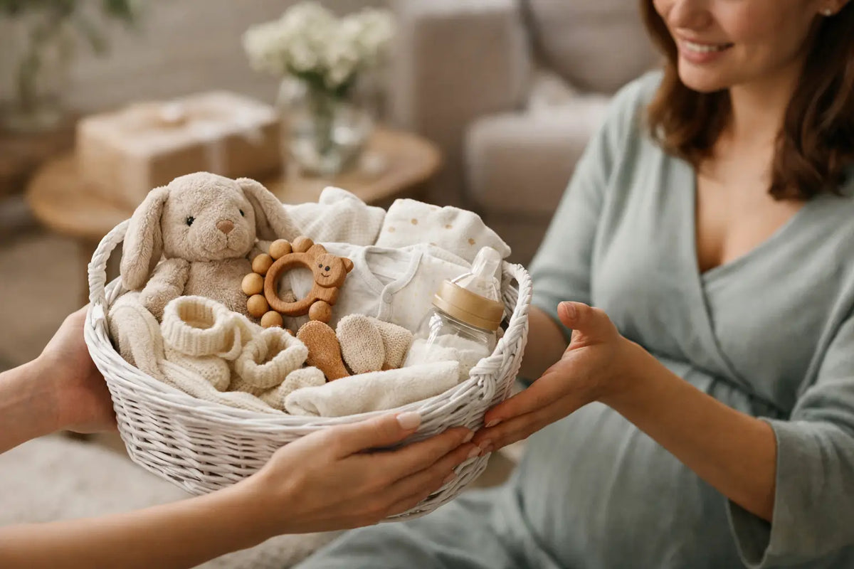 Cuándo regalar una canastilla bebé y acertar