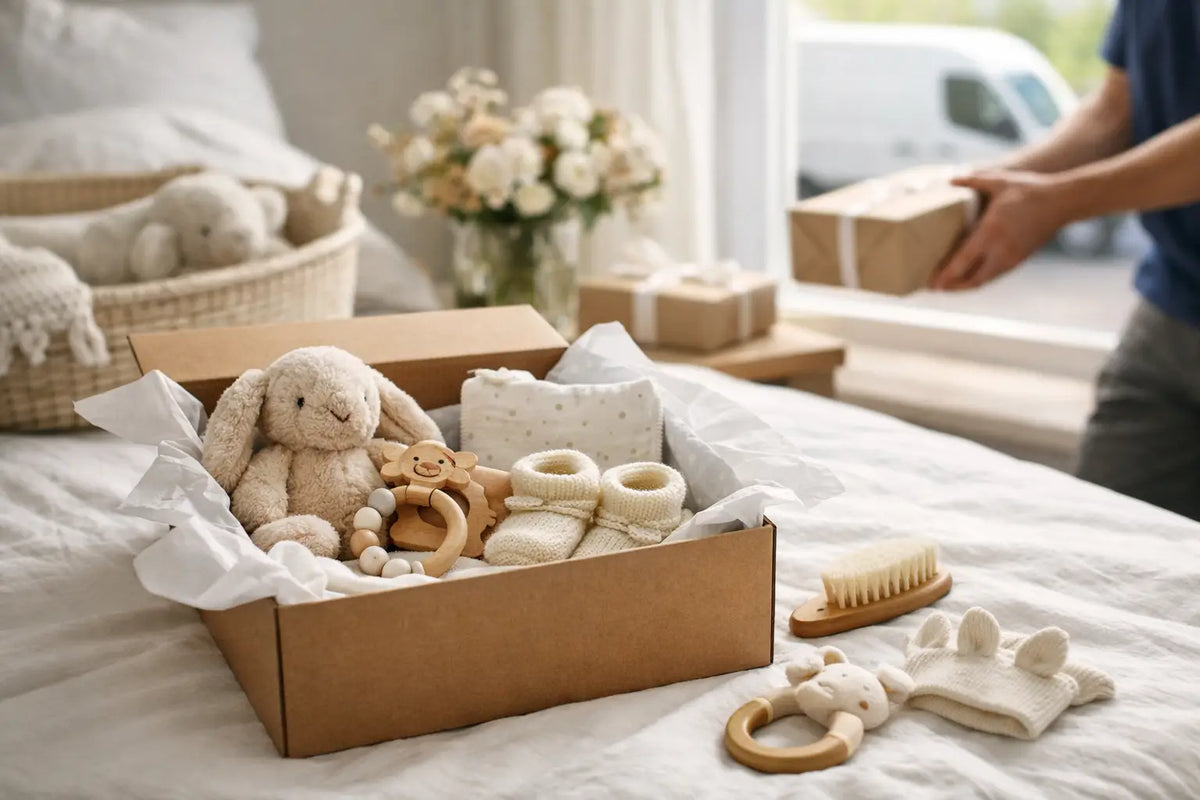 Envío directo de regalos para celebrar un bebé