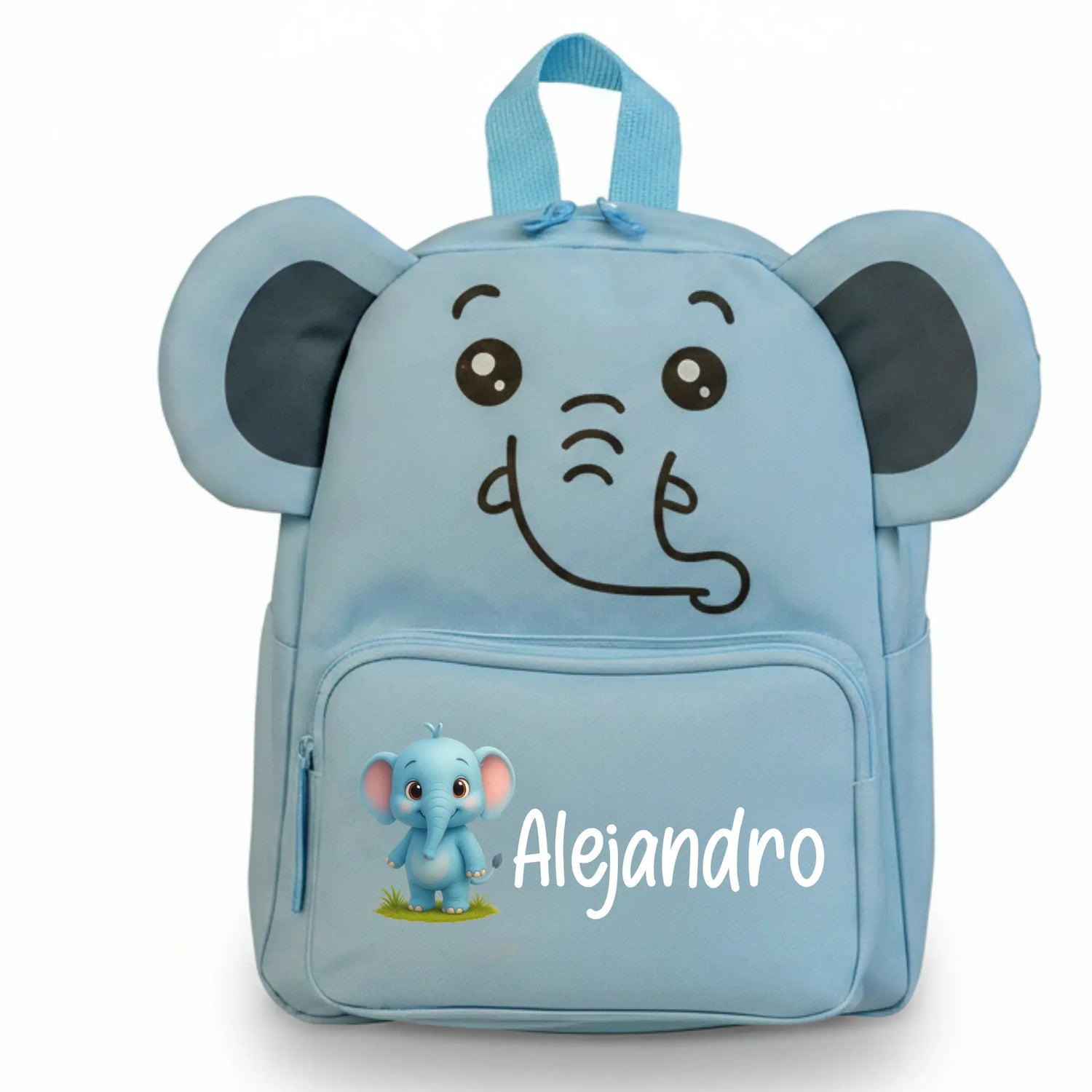 Mochila Elefante Personalizada Con Nombre Para Guardería