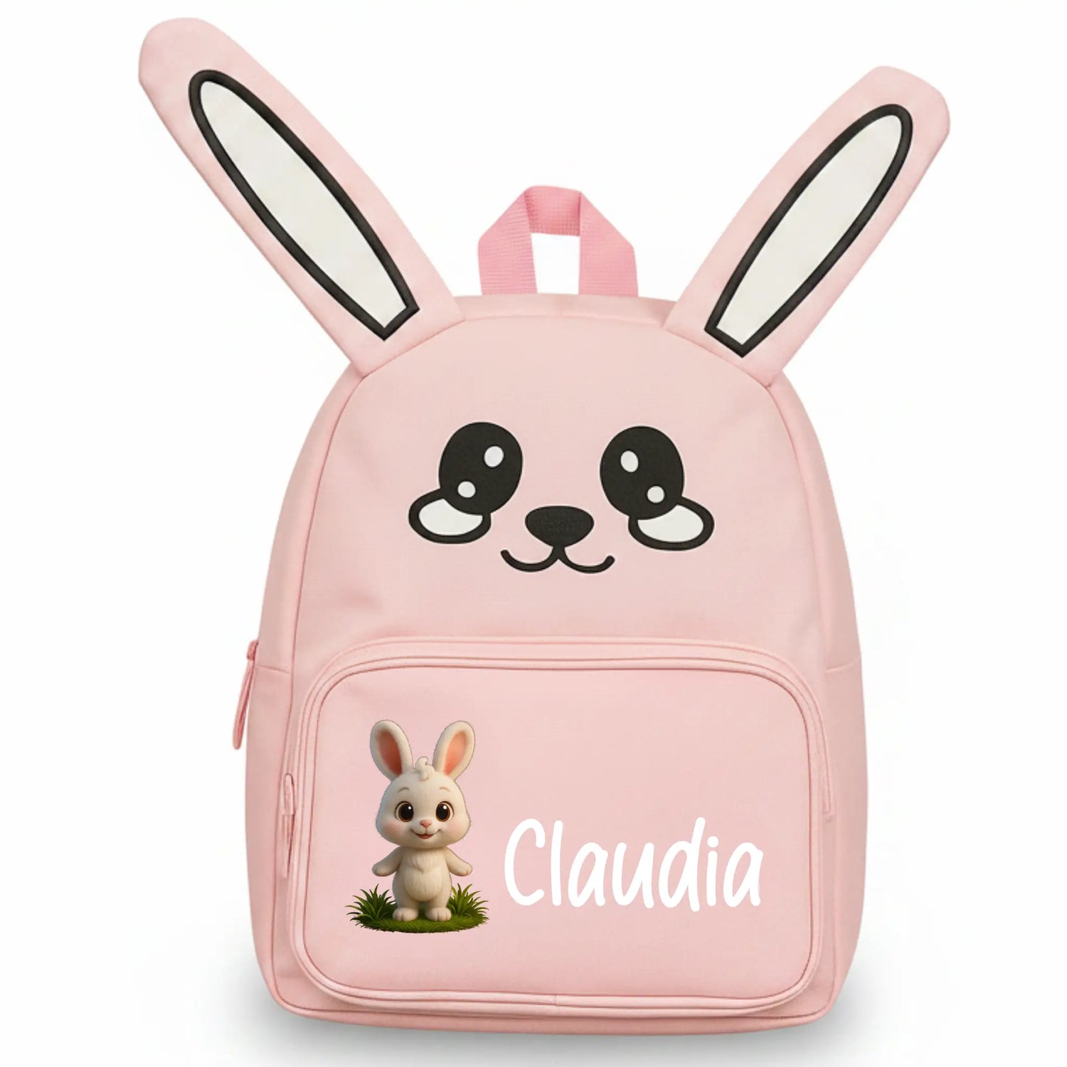 Mochila Conejito Personalizada Con Nombre Para Guardería