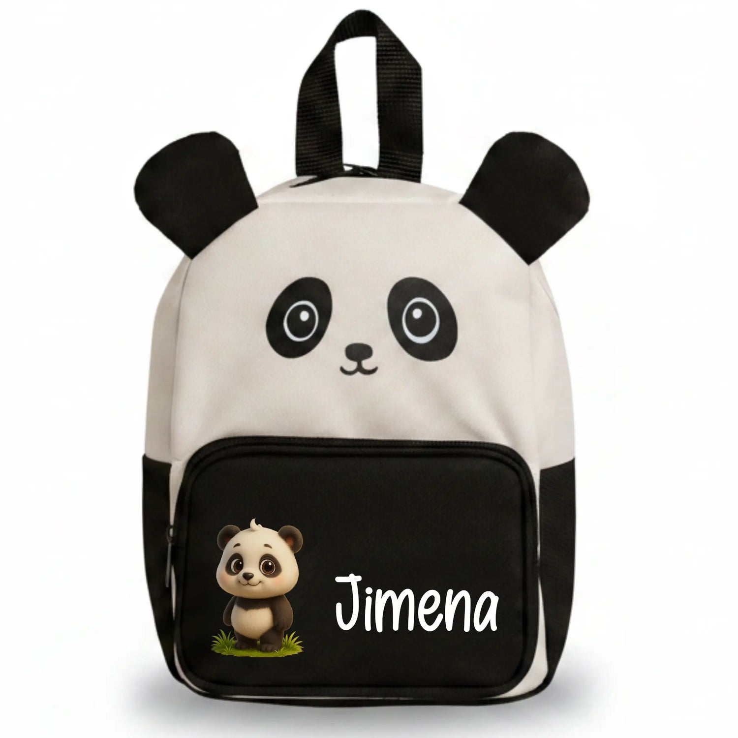 Mochila Panda Personalizada Con Nombre Para Guardería
