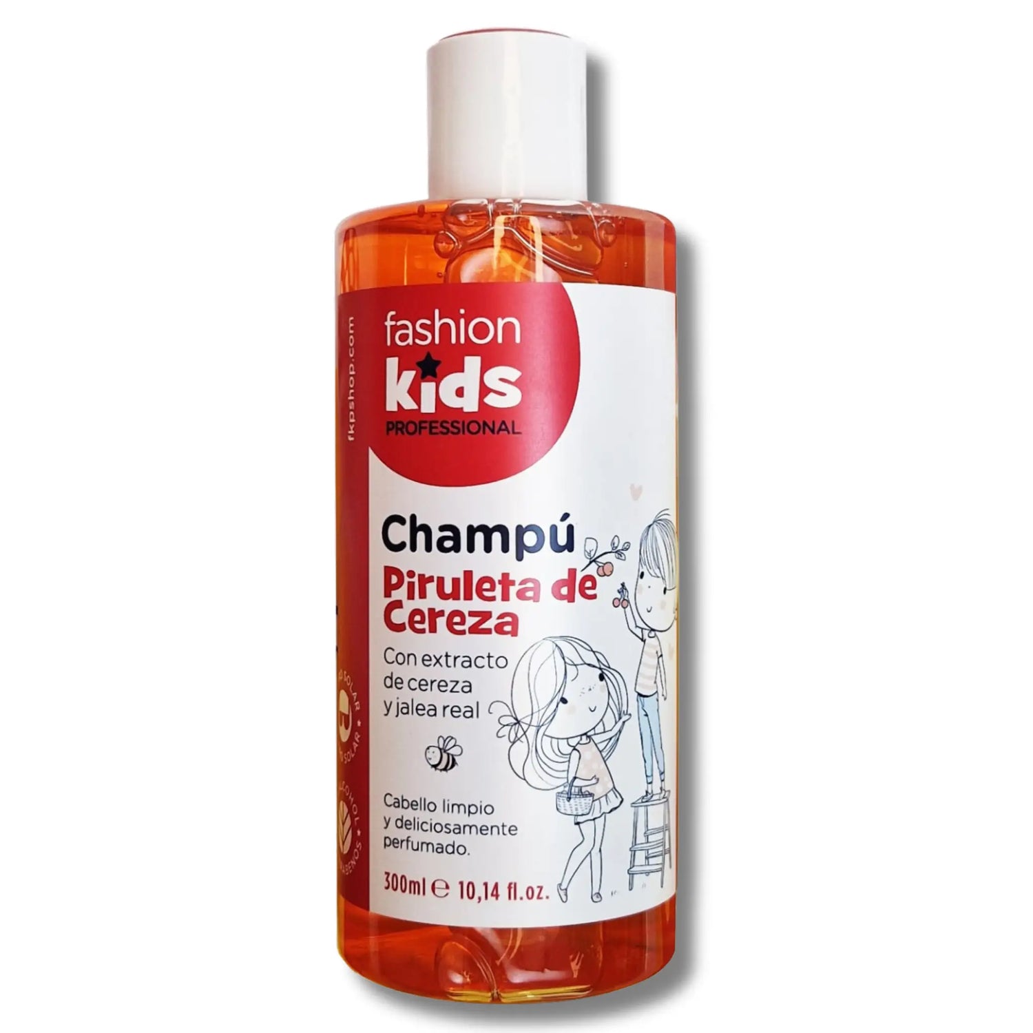 Champú Infantil Piruleta De Cereza FashionKids Professional 300 ml