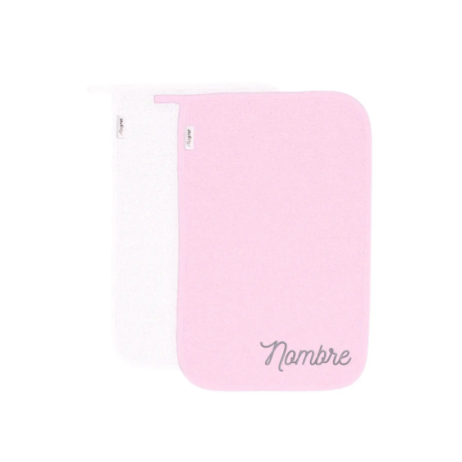 Set De 2 Toallas Personalizadas Para Guardería Con Nombre Bordado