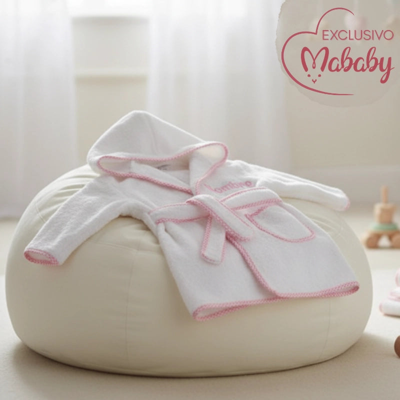 Albornoz Bebé Personalizado Algodón 100%