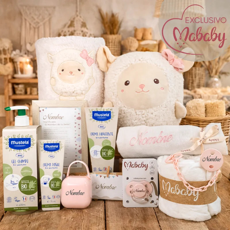 Canastilla Bebé Personalizada Happy Animals Nature