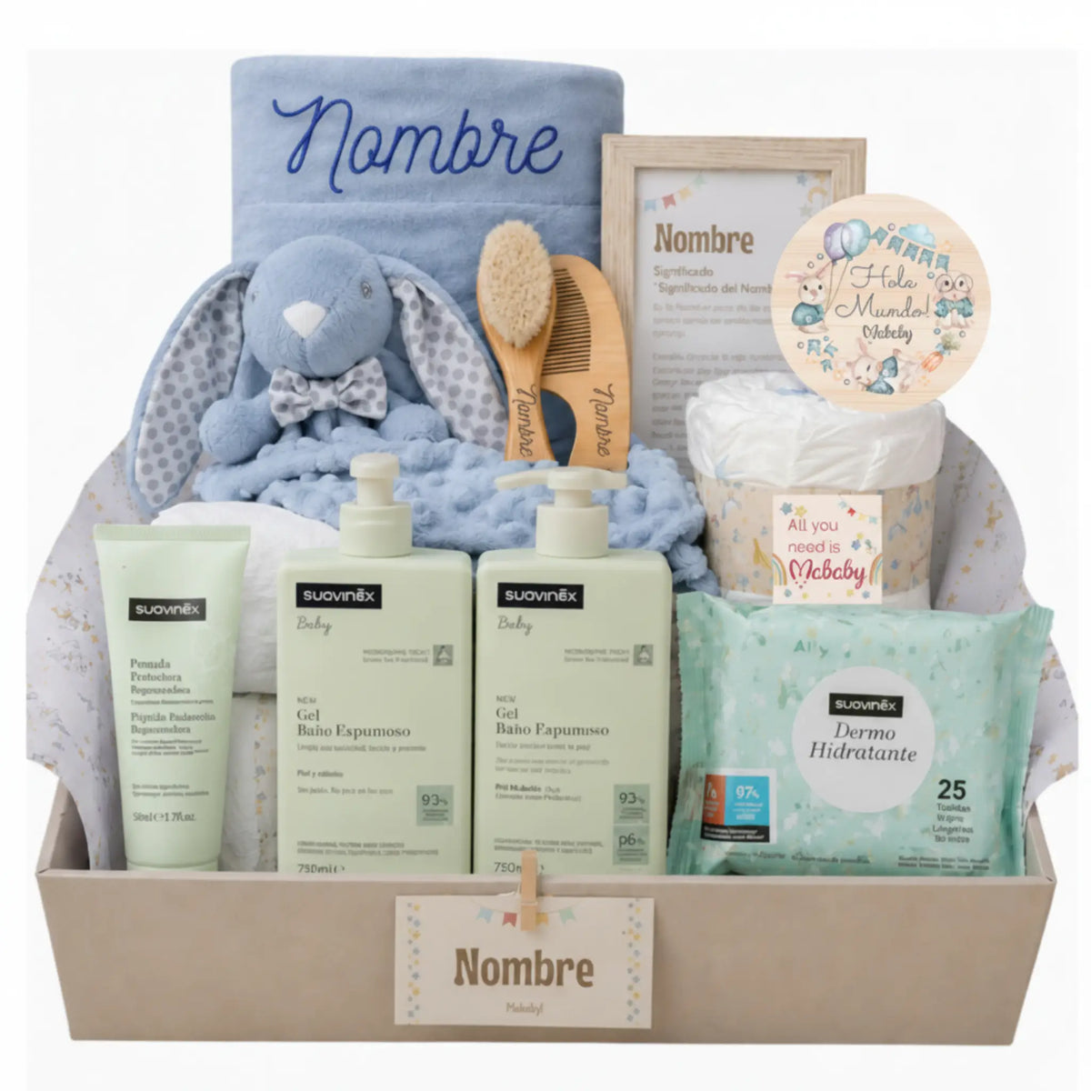 canastilla bebé niño personalizada suavinex xl