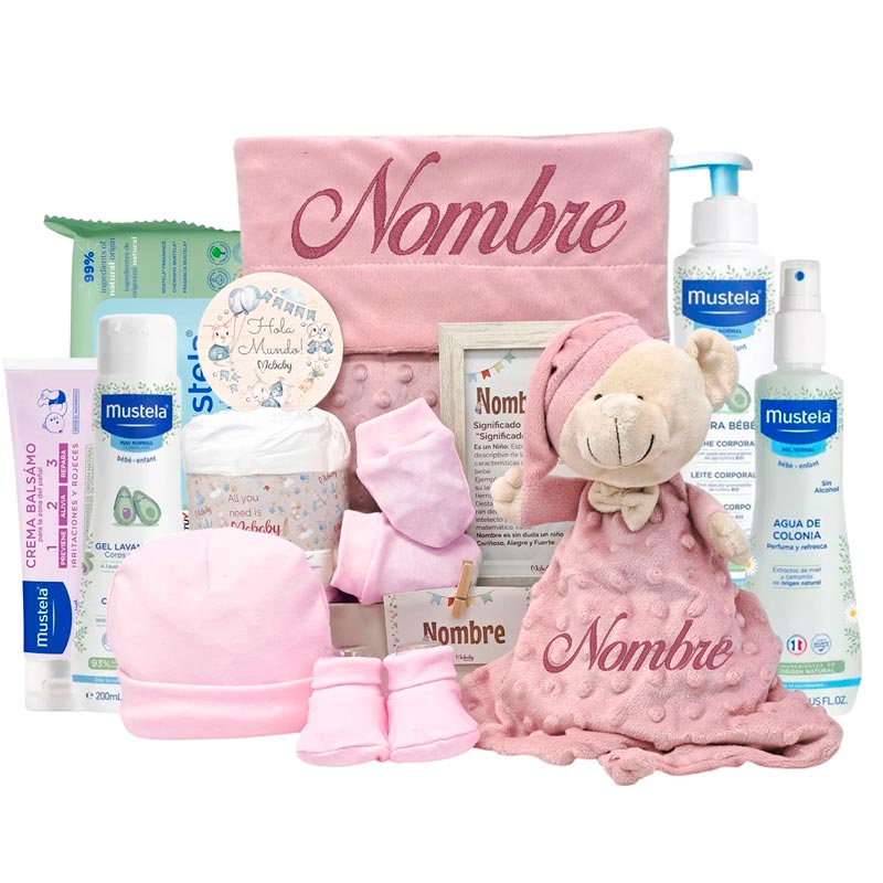 Cesta Velvet Deluxe - Cestas y canastillas para bebes | Mababyshop - Canastillas Mustela