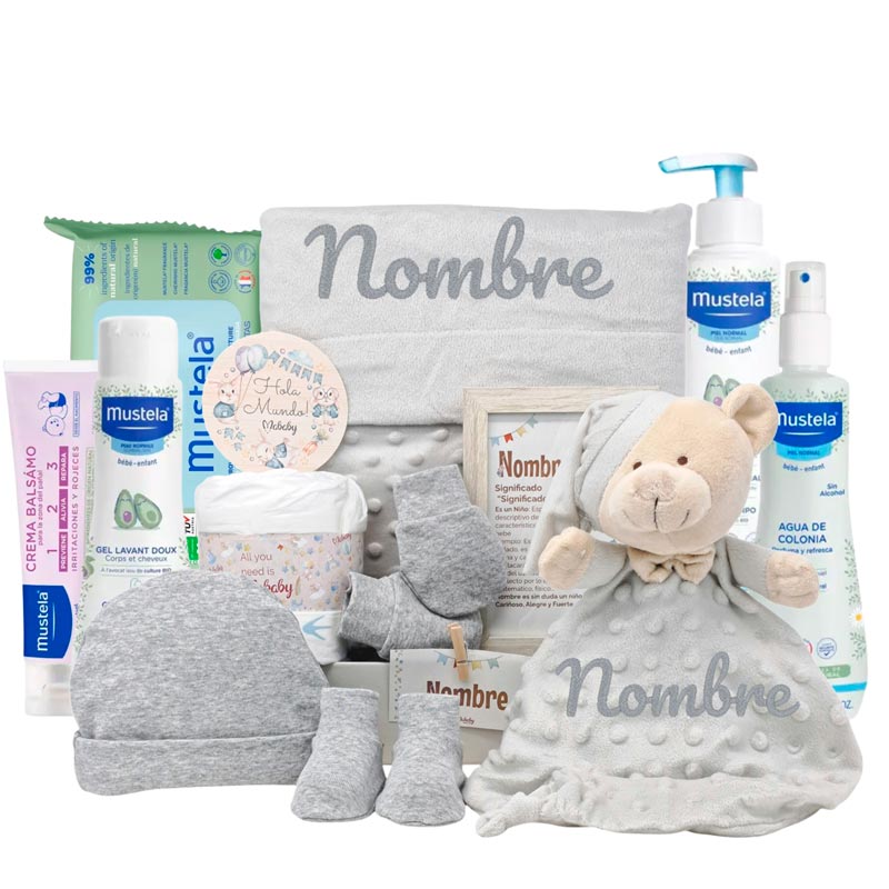 Cesta Velvet Deluxe - Cestas y canastillas para bebes | Mababyshop - Canastillas Mustela