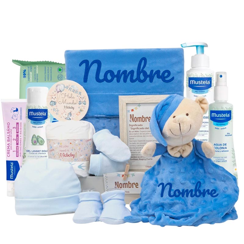 Cesta Velvet Deluxe - Cestas y canastillas para bebes | Mababyshop - Canastillas Mustela
