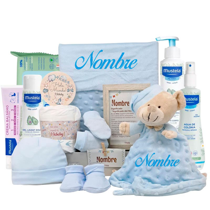 Cesta Velvet Deluxe - Cestas y canastillas para bebes | Mababyshop - Canastillas Mustela