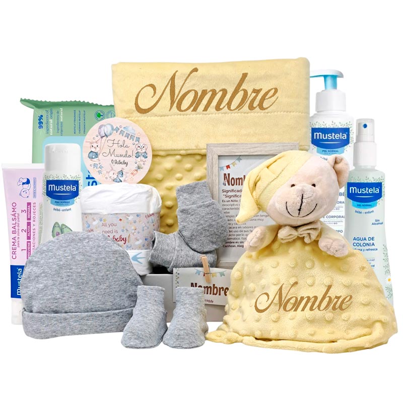 Cesta Velvet Deluxe - Cestas y canastillas para bebes | Mababyshop - Canastillas Mustela