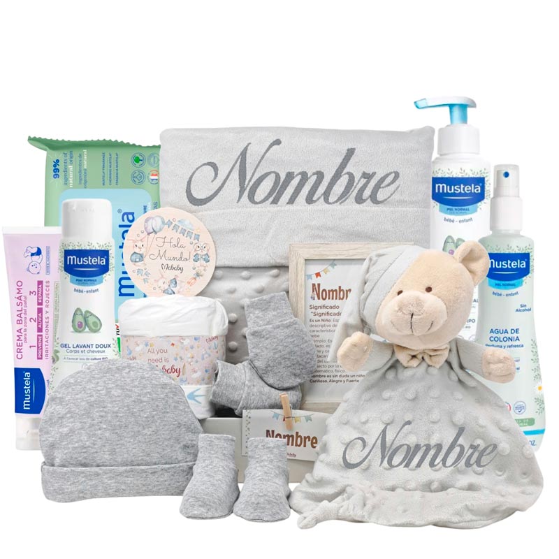 Cesta Velvet Deluxe - Cestas y canastillas para bebes | Mababyshop - Canastillas Mustela