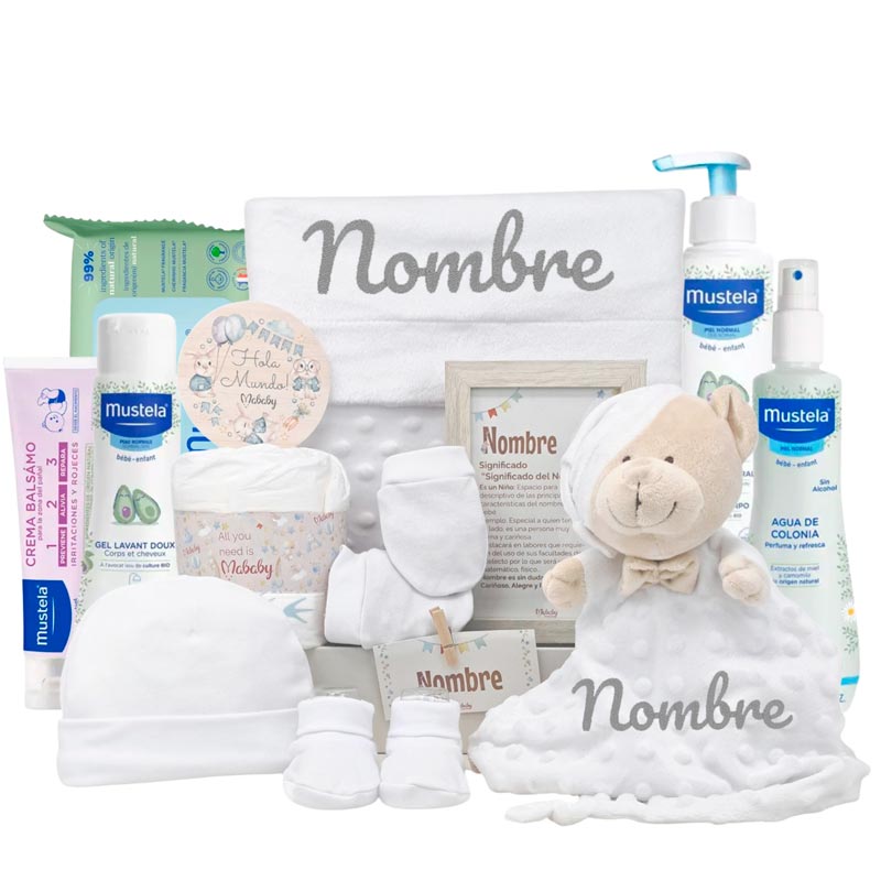 Cesta Velvet Deluxe - Cestas y canastillas para bebes | Mababyshop - Canastillas Mustela