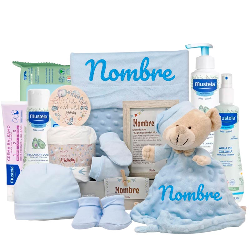 Cesta Velvet Deluxe - Cestas y canastillas para bebes | Mababyshop - Canastillas Mustela