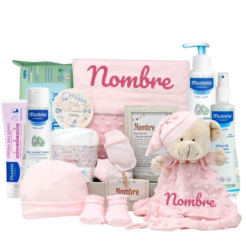 Cesta Velvet Deluxe - Cestas y canastillas para bebes | Mababyshop - Canastillas Mustela
