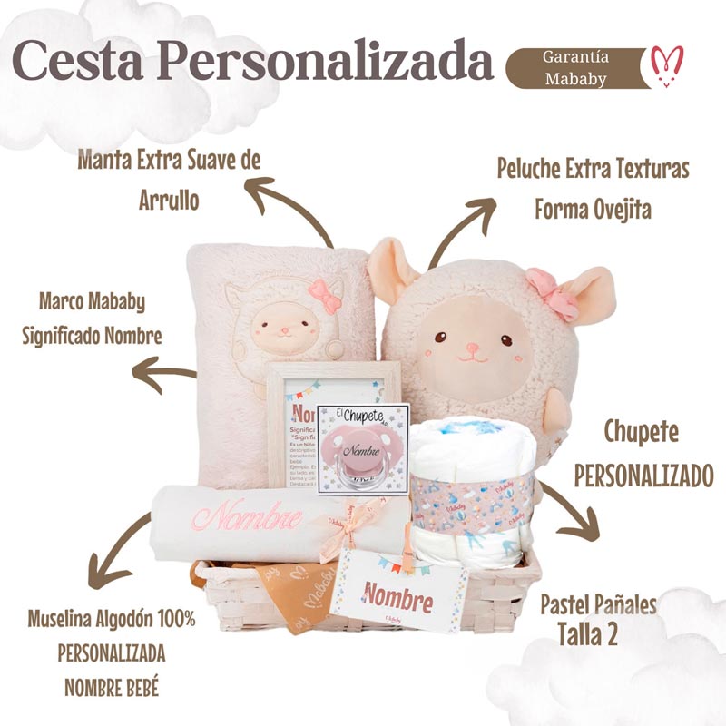 Mababyshop - cesta personalizada bebe