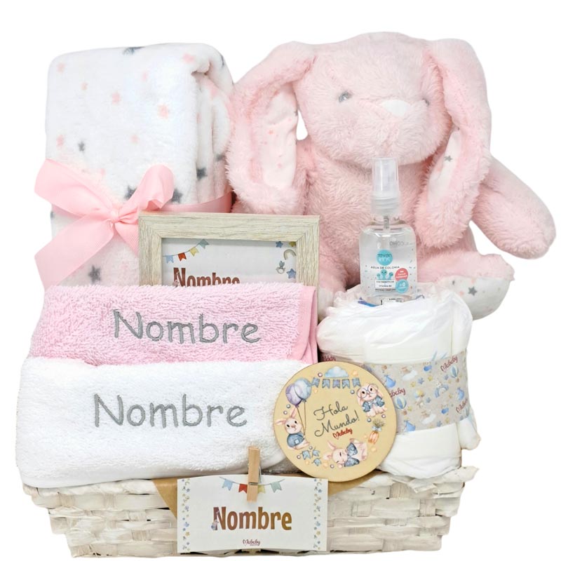 Happy Animals - Cestas y canastillas para bebes - Canastilla Bebe Personalizada