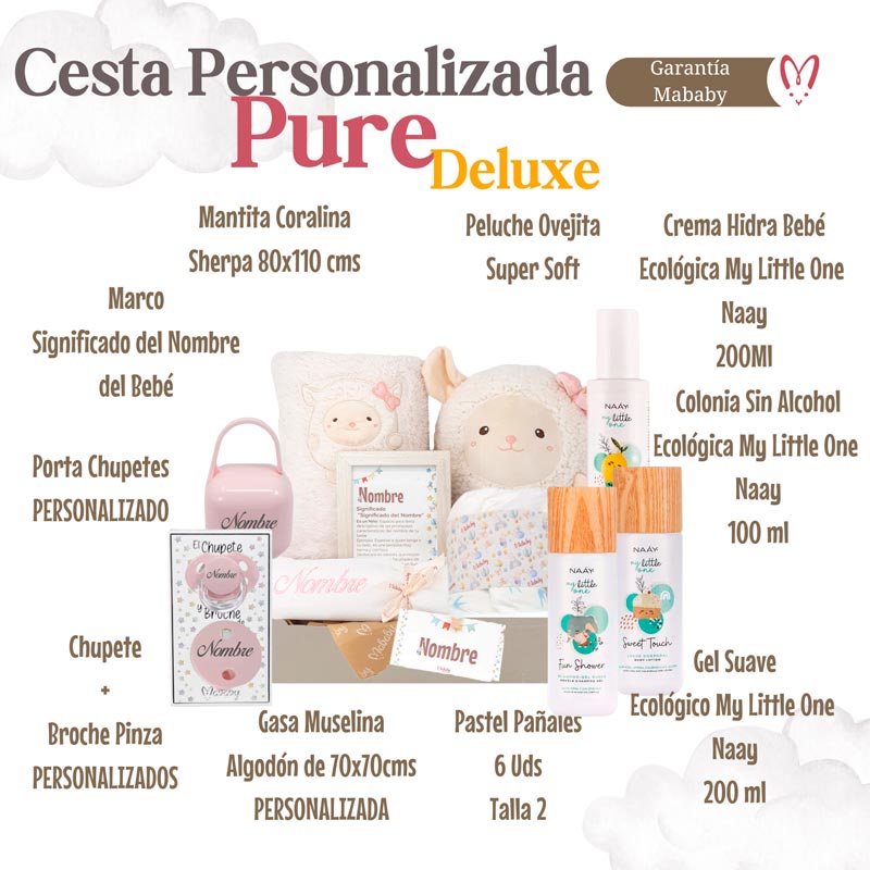 Happy Animals Pure Deluxe - Cestas y canastillas para bebes | Mababyshop - 
