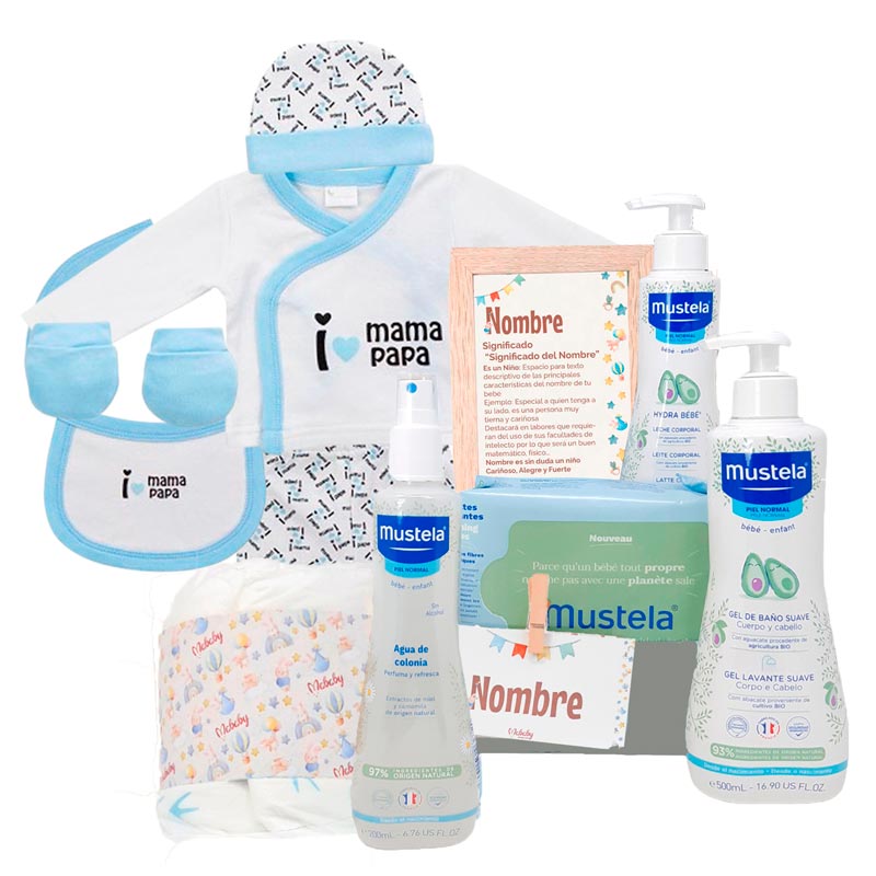 Hello Mustela - Cestas y canastillas para bebes | Mababyshop - Cesta Bebe Farmacia