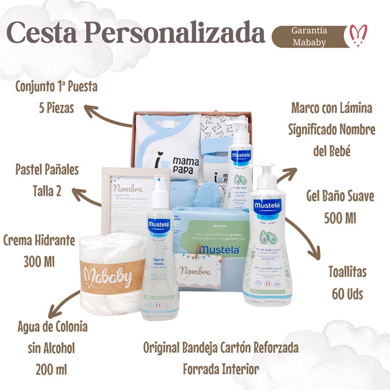 Hello Mustela - Cestas y canastillas para bebes | Mababyshop - Cesta Bebe Farmacia