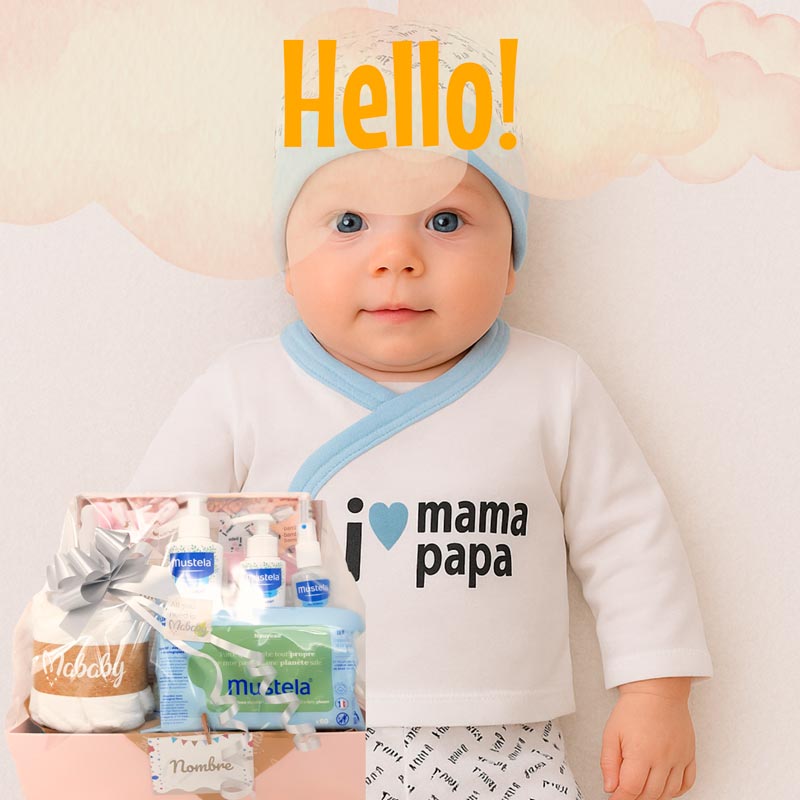 Hello Mustela - Cestas y canastillas para bebes | Mababyshop - Cesta Bebe Farmacia