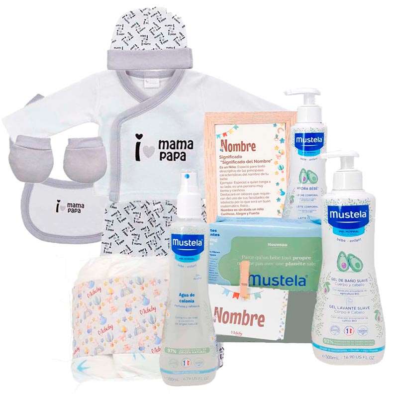 Hello Mustela - Cestas y canastillas para bebes | Mababyshop - Cesta Bebe Farmacia