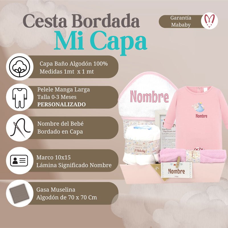 Mi Capa - Cestas y canastillas para bebes - canastilla bebe