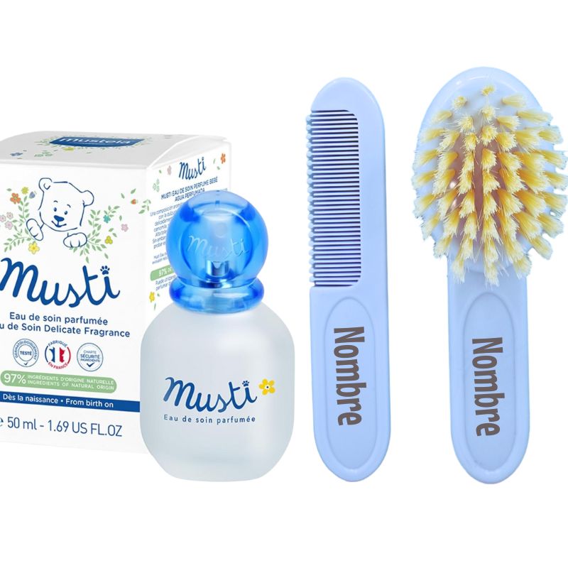 Mi Esencia Musti - Cestas y canastillas para bebes - Set regalo bebe