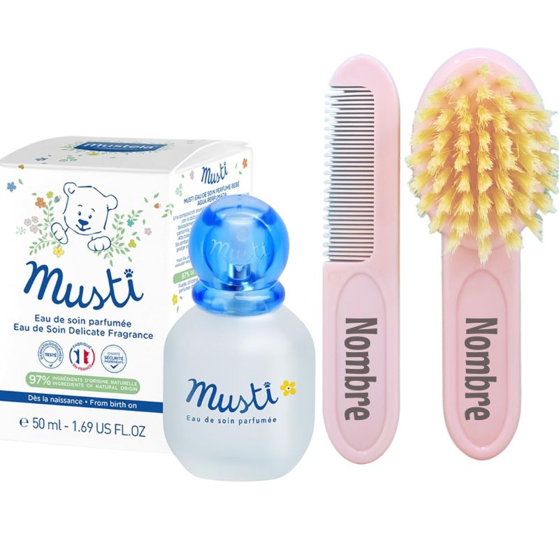 Mi Esencia Musti - Cestas y canastillas para bebes - Set regalo bebe