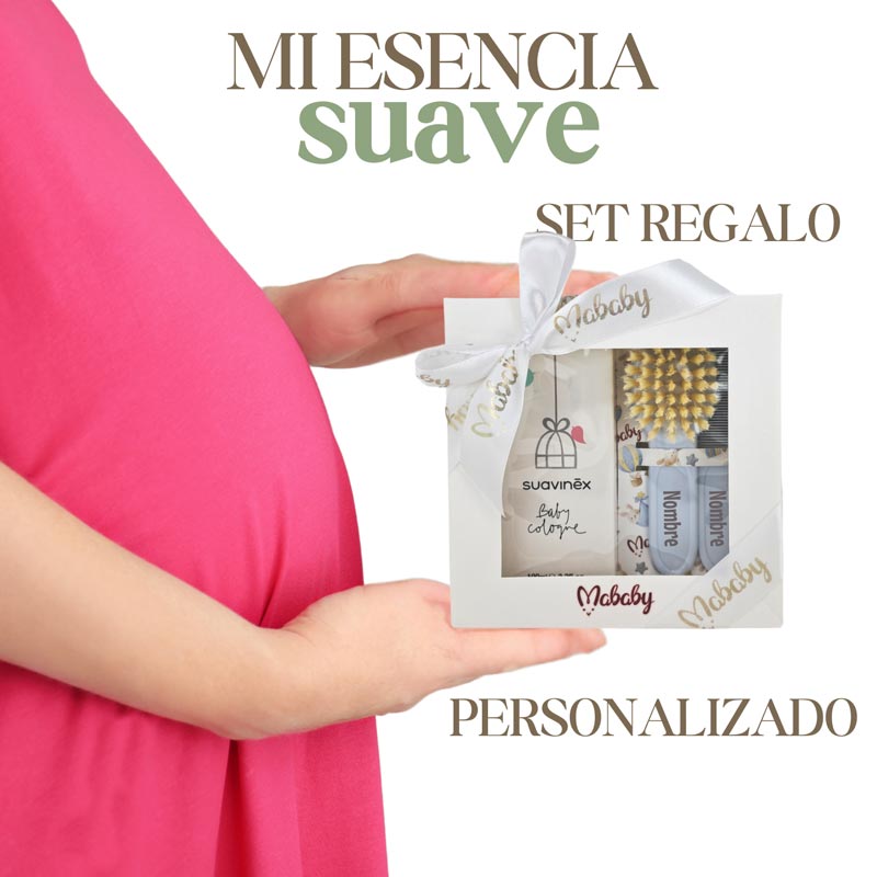 Mi Esencia Suave - Cestas y canastillas para bebes - Set regalo bebe