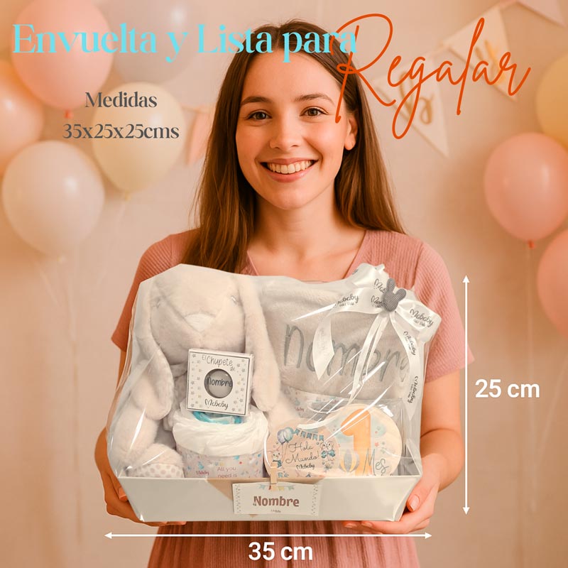 Mi Peluche Deluxe - Cestas y canastillas para bebes | Mababyshop - Canastilla Personalizada