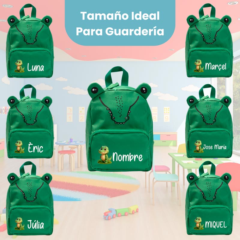 Mi primera Mochila Cocodrilo - Cestas y canastillas para bebes | Mababyshop - Mabybox