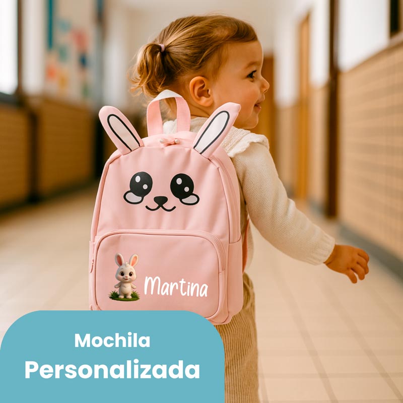 Mi primera Mochila Conejito - Cestas y canastillas para bebes | Mababyshop - Mabybox