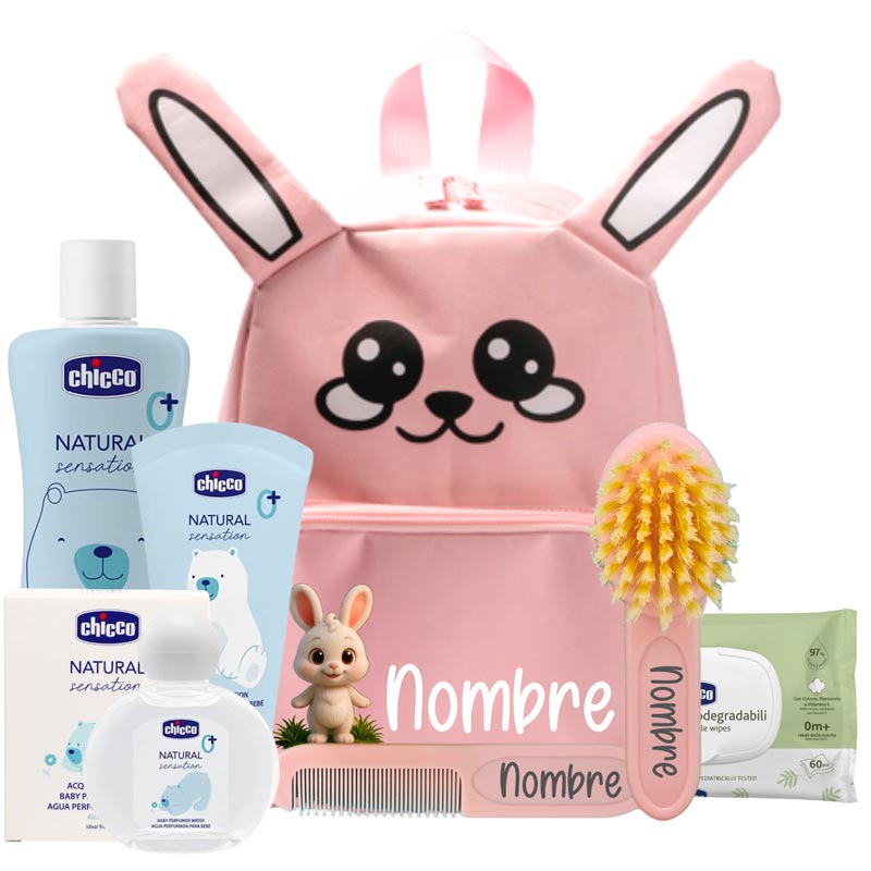 Mi primera Mochila Conejito - Cestas y canastillas para bebes | Mababyshop - Mabybox