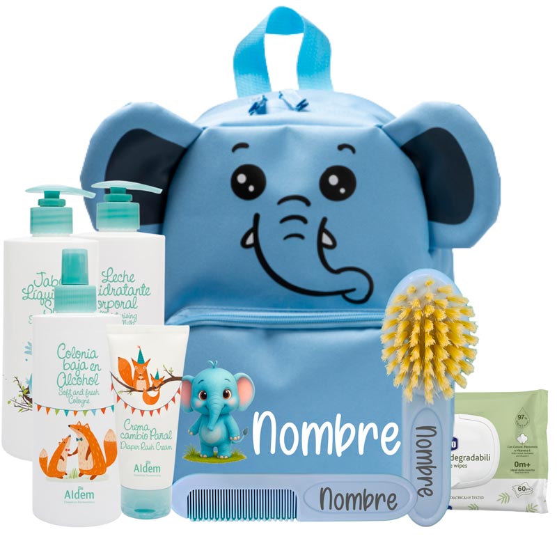 Mi primera Mochila Elefante - Cestas y canastillas para bebes | Mababyshop - Mabybox