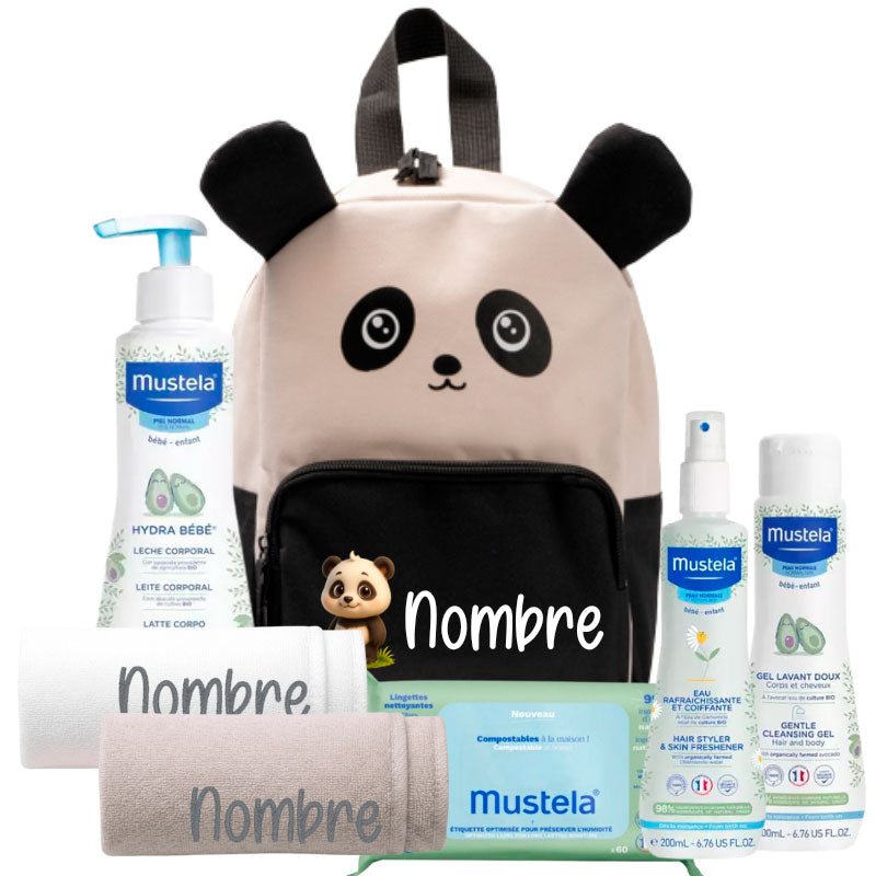 Mi primera Mochila Panda - Cestas y canastillas para bebes | Mababyshop - Mabybox