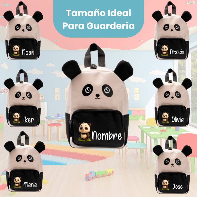 Mi primera Mochila Panda - Cestas y canastillas para bebes | Mababyshop - Mabybox