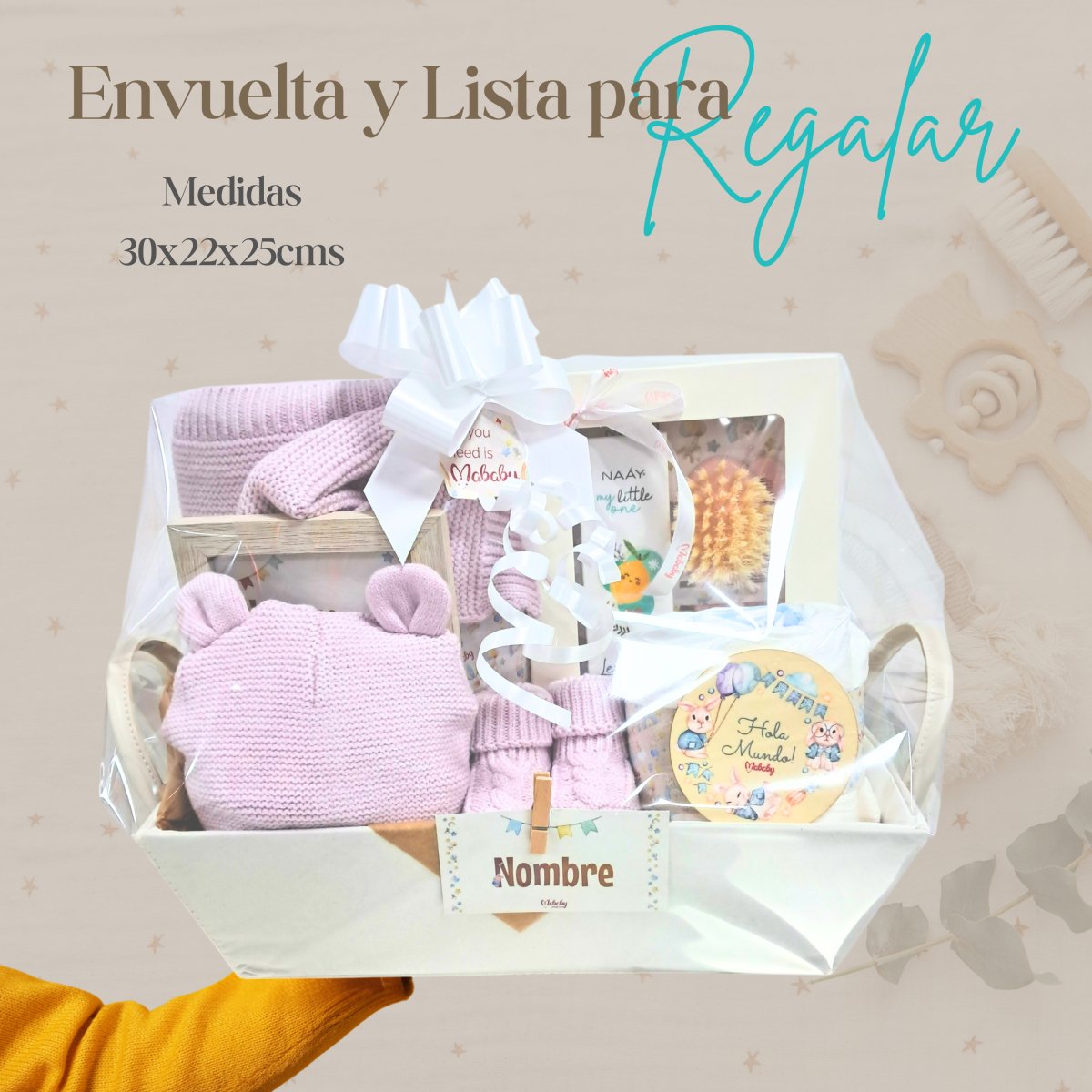 Mi Sueño Naáy - Cestas y canastillas para bebes - Canastilla Bebe Personalizada