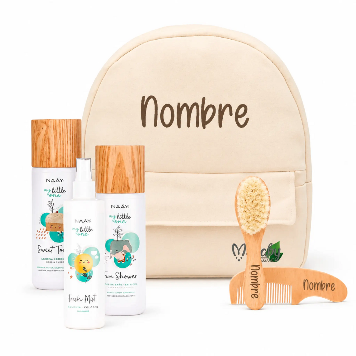 Mochila Bebé Personalizada Con Cosmética Naáy My Little One