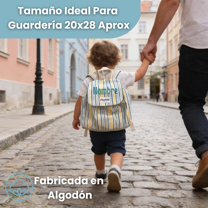 Regalo para recién nacido: mochila Mustela personalizada