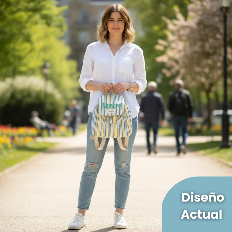 Mochila Mustela para bebé lista para regalar