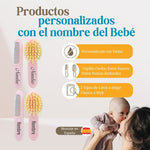 Set Cepillo y Peine Personalizado Actual - Cestas y canastillas para bebes - Sets Regalos Bebe