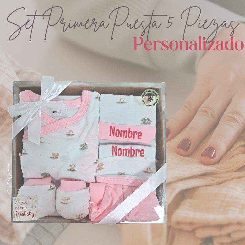 Set Primera Puesta DIbujitos - Cestas y canastillas para bebes - Primera Puesta