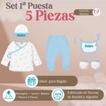 Set Primera Puesta DIbujitos - Cestas y canastillas para bebes - Primera Puesta